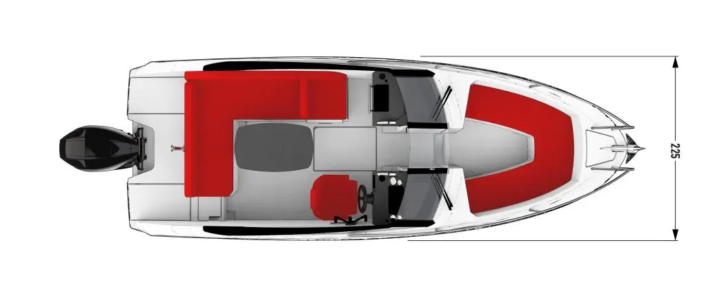 Zeichnung Parker 630 Bowrider