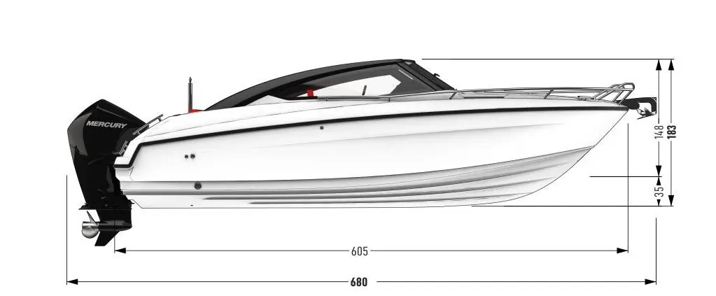 Zeichnung Parker 630 Day Cruiser