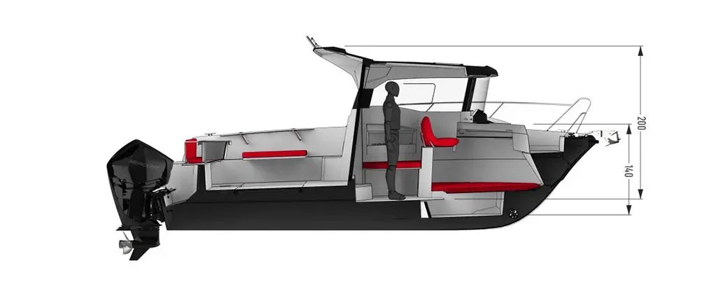 Zeichnung Parker 660 Pilothouse