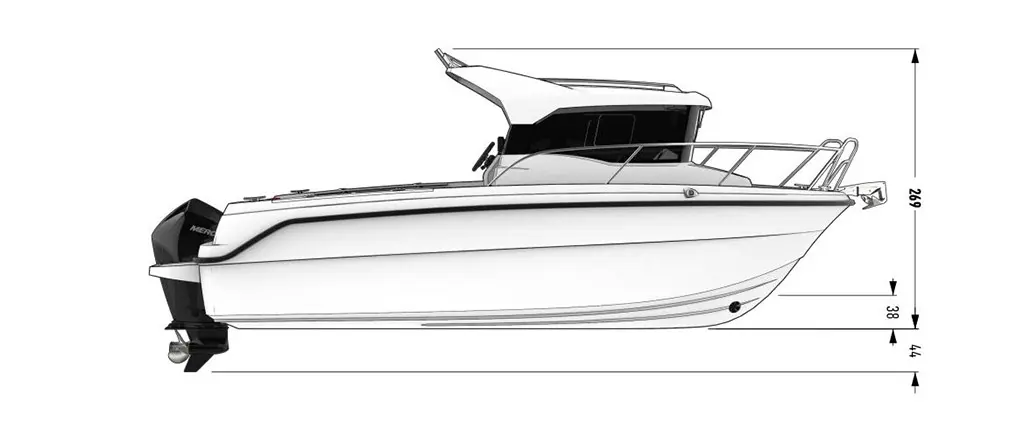 Zeichnung Parker 660 Pilothouse