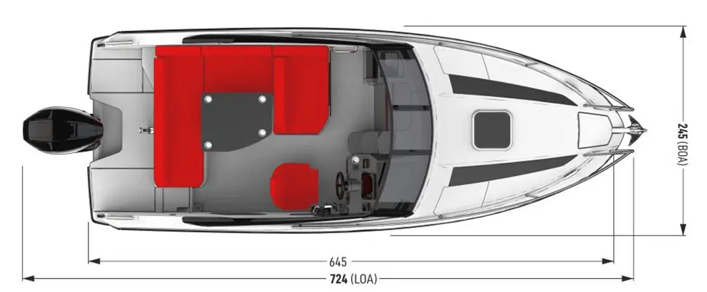 Zeichnung Parker 690 Day Cruiser