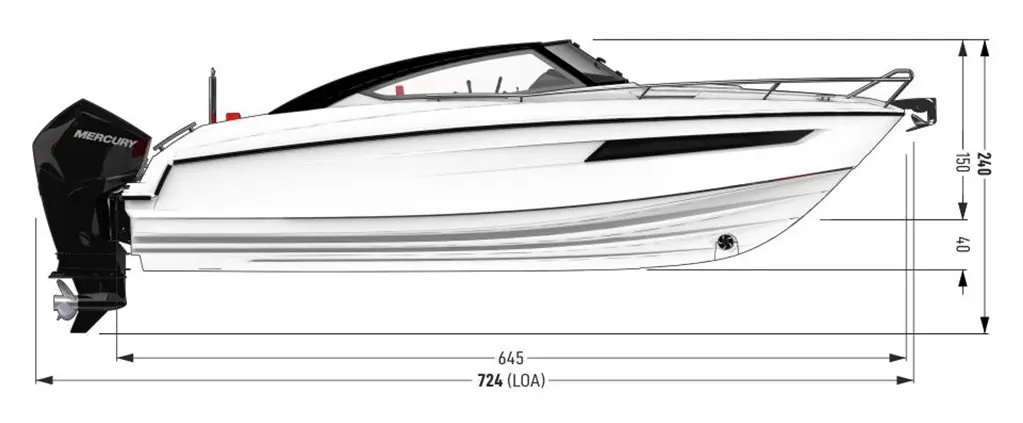 Zeichnung Parker 690 Day Cruiser